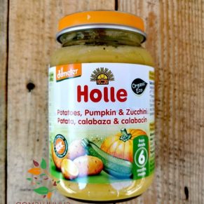 Пюре картофи, тиквички и тиквa demeter био 190гр Holle
