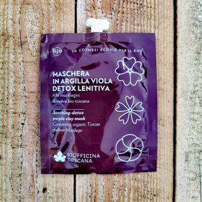 Успокояваща маска за лице Лилава Глина био 30мл Biofficina Toscana