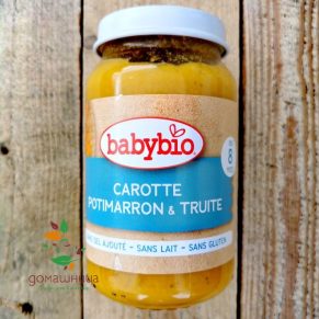 Зеленчуково пюре с пъстърва био 200гр Babybio