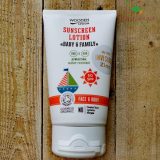 Слънцезащитен Лосион Baby&Family SPF50 био 150мл Wooden Spoon