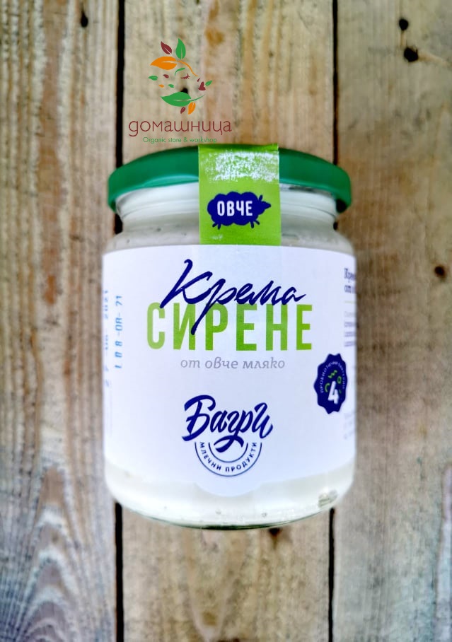 Крема сирене от овче мляко 240гр Ферма Багри