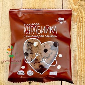 Какаова курабийка с парченца шоколад био 60гр Курабийница