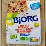 Мюсли без добавена захар био 375гр Bjorg