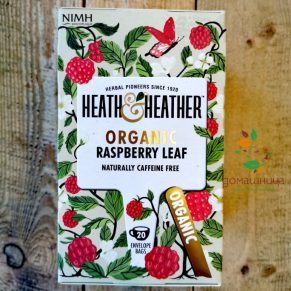 Чай листа от малина био 20 пакетчета Heath&Heather