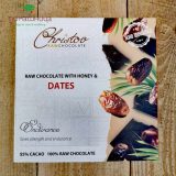 Жив шоколад с фурми и мед 84гр Christov Raw Chocolate