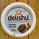 Спред от заквасено кашу с черен чесън 125гр Delishu