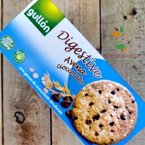 Бисквити Digestive Овесени ядки и Шоколад 265гр Gullon