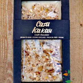 Занаятчийски бял шоколад с шам фъстък и лимон 90гр Casa Kakau