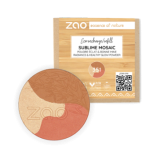 3 в 1 Руж, Бронзант и Хайлайтър Пълнител био Zao Organic make up