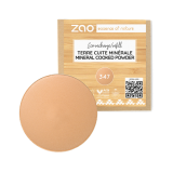 Минерална печена бронзираща пудра 347-Пълнител Zao Organic Make up
