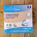 Дамски превръзки с крилца дневни органични 10бр Silver care