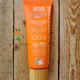 Хидратиращ слънцезащитен крем за лице SPF30 био Zao Organic