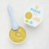 Пюре от ябълки, броколи и ориз био 160гр Pureo
