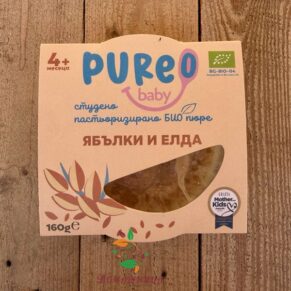 Пюре от ябълки и елда био 160гр Pureo
