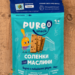 Детски Соленки с био маслини 80гр Pureo