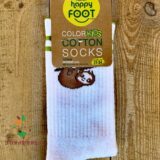 Детски чорапи Бели от натурален памук размер 31-34 Agiva Happy Foot