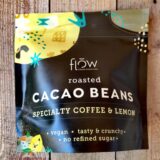 Печени какаови зърна с Кафе и Лимон занаятчийски 100гр Flow Cacao