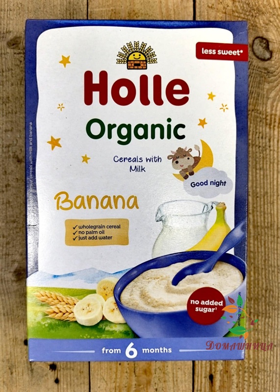 Млечна каша с банан деметер био 250гр Holle