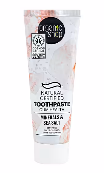 Паста за зъби с минерали и морска сол био 100гр Organic Shop - Image 2
