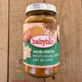Вегетарианска каша със сладък картоф, леща, кокосово мляко 6+ месеца био 200гр Baby bio