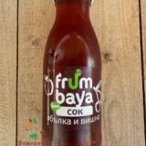 Сок Ябълка и Вишна без захар био 250мл Frumbaya