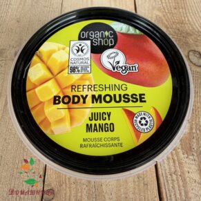 Освежаващ мус за тяло Сочно манго био 250мл Organic Shop