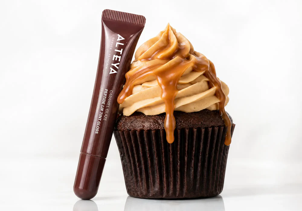 Гланц за устни с пептиди Caramel Glaze био 10мл Alteya - Image 3