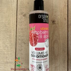 Балсам за коса за обем Малина и асай био 280мл Organic Shop