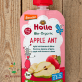 Пюре пауч бълка, банан и круша Apple ant био 100гр Holle
