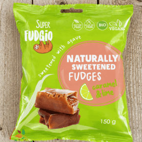 Фъдж Карамел и Лайм веган био 150гр Super Fudgio