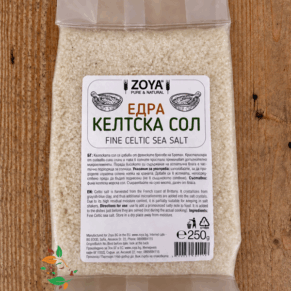 Келтска морска сол Едра 250гр Zoya