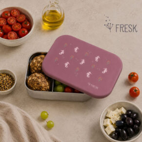 Кутия за храна със силиконов капак Seahorse 1бр Fresk