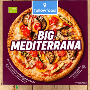 Семейна пица Медитеранеа био 530гр Follow Food
