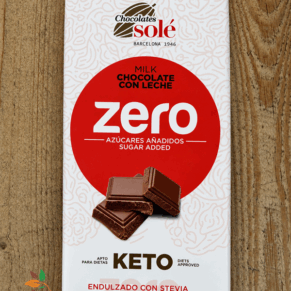 Млечен шоколад без захар 100гр Chocolates Sole