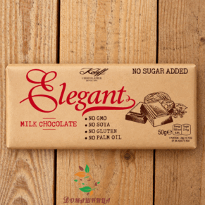 Млечен шоколад Elegant без захар 50гр Koleff Chocolatier