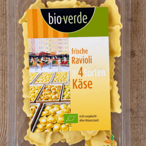 Равиоли с четири вида сирена био 250гр Bio Verde