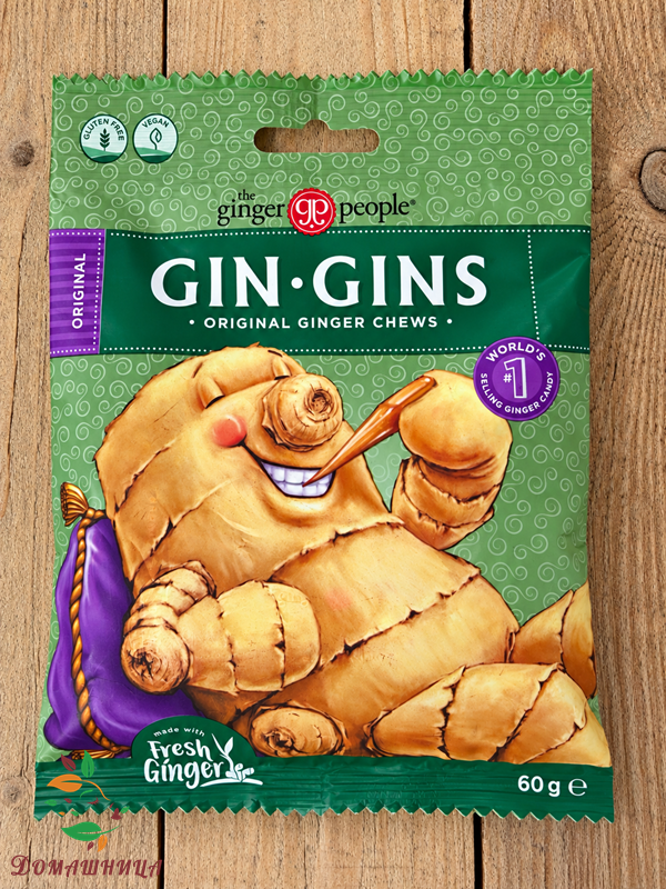 Дъвчащи бонбони с джинджифил 60гр Ginger People