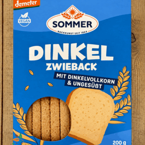 Спелтови сухари Деметер био 200гр Sommer