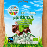 Шоколадови дражета Mintinelli био 90гр Okovital