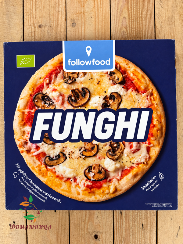 Пица с Гъби био 325гр Follow Food