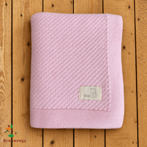Бебешка пелена organic cotton Цвят Розов 1бр Gush®