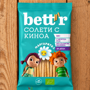 Солети с киноа и пшенично брашно Маргаритка био 50гр Bett'r