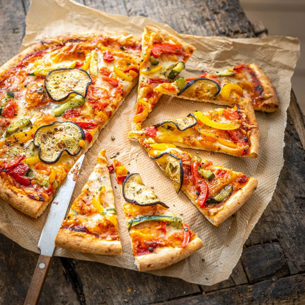 Семейна пица Медитеранеа био 530гр Follow Food - Image 2